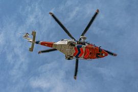 Kustwachthelikopter tijdens Wereldhavendagen. van Jaap van den Berg