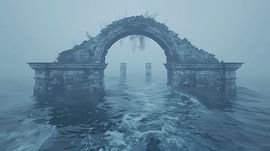 The Silent Arch: A Mystical Water Bridge by Artz by Mr.JAi