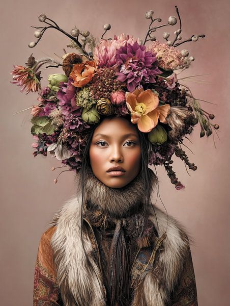 Flower lady by Ellen Novara-da Lima
