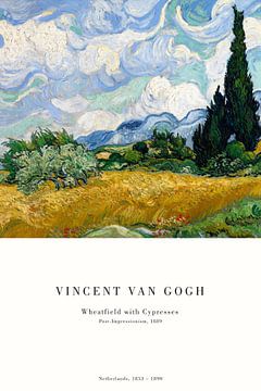 Vincent van Gogh - Korenveld met cipressen van Old Masters