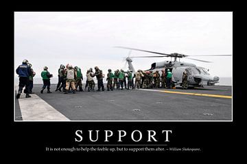 STK107200M-Support: Inspirational Quote and Motivational Poster by Stocktrek Images