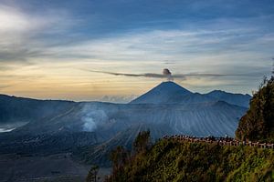 Vulkan Bromo nach Sonnenaufgang von Humphry Jacobs