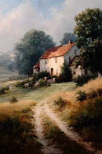 Sommermorgen am Landhaus