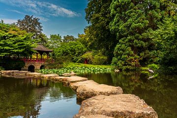 Jardin japonais Leverkusen Allemagne sur Jaap v Bijsterveldt