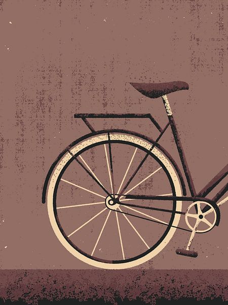 Vélo d'époque par Vision Grasp Art