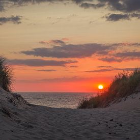 Texels sunset by Jan Venema