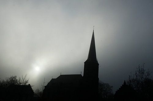 Kerk in de mist