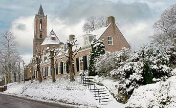 Winter in Amerongen van Jan de Jong