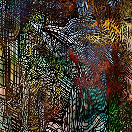 Phoenix coloré sur Anouschka Hendriks