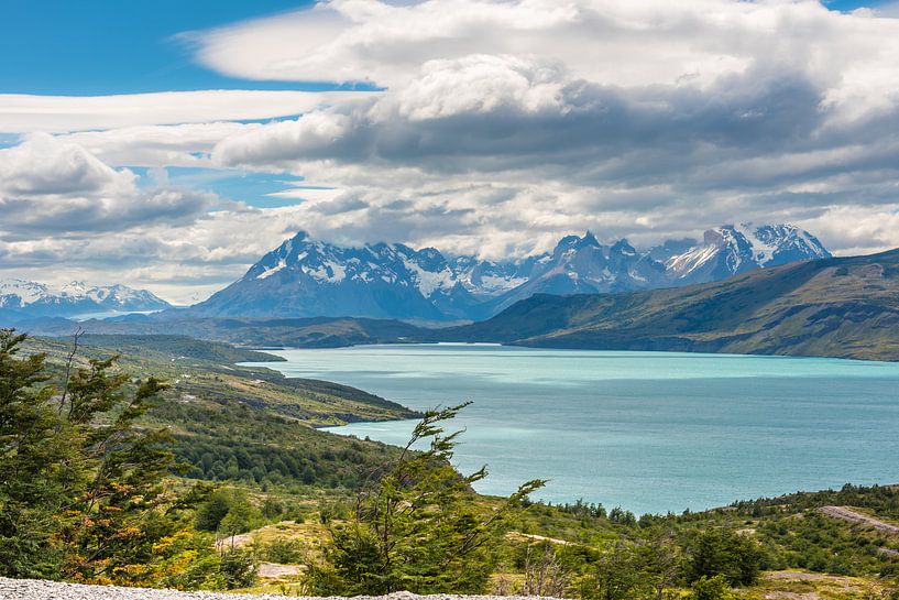 Meer in Patagonie van Trudy van der Werf