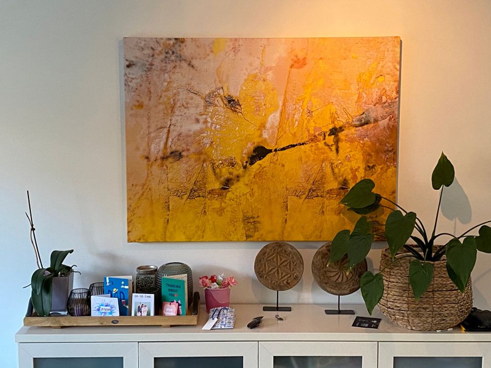 De kleine gele bloem van Gabi Hampe