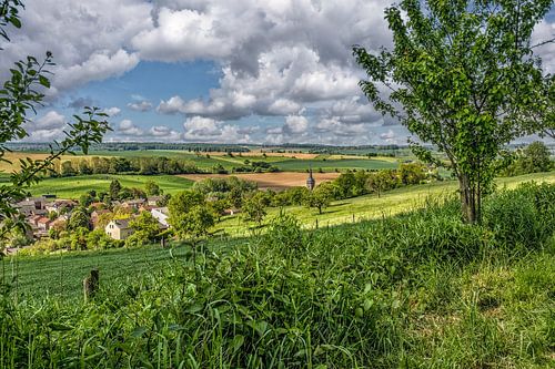 Uitzicht over het kerkdorpje Eys