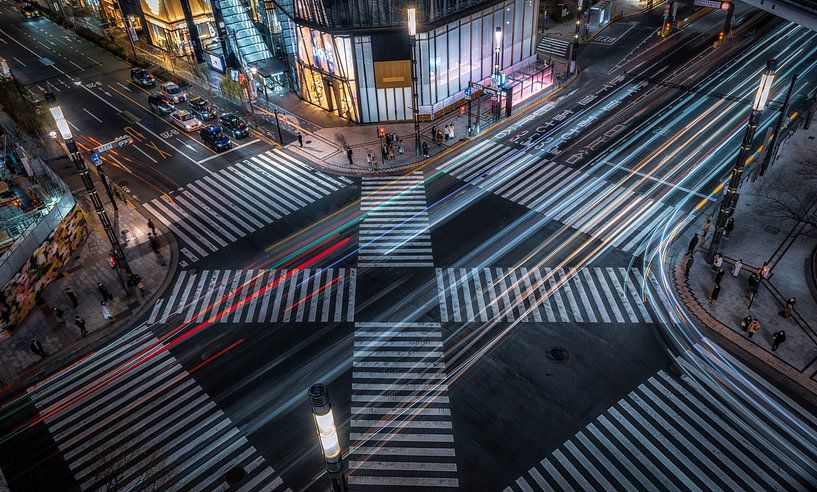 Ginza intersection Tokyo Japan by Mario Calma
