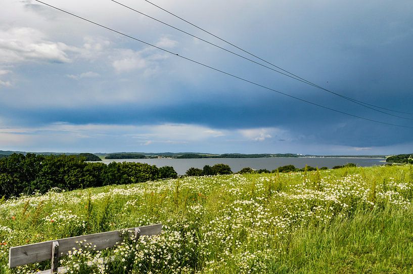 Donderwolken over de Reddevitzer Höft van GH Foto & Artdesign