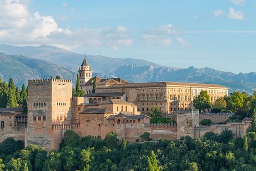 Alhambra Paleis, Granada, Andalusië, Spanje