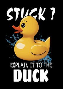 Lustige Gummi-Ente