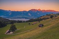 Sonnenaufgang Heiligenschwendi im Berner Oberland von Henk Meijer Photography Miniaturansicht