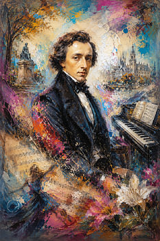 Gemälde des Komponisten Frédéric Chopin.