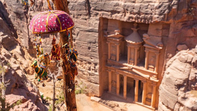 Petra from above (Jordan) by Jessica Lokker