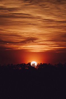 Niederrhein Sonnenuntergang