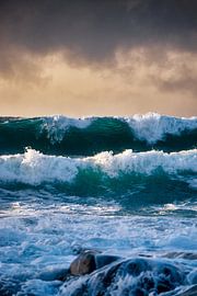 Wild sea at Alnes, Godøy, Sunnmøre, Møre og Romsdal, Norway by qtx
