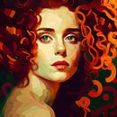 Red curl woman by Bianca ter Riet thumbnail