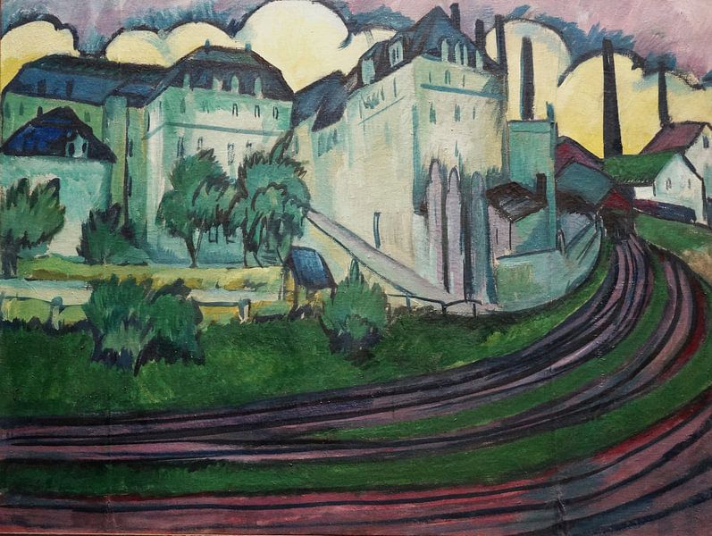 Ernst Kirchner, Train station entrance, Löbtau station, 1911 by Atelier Liesjes