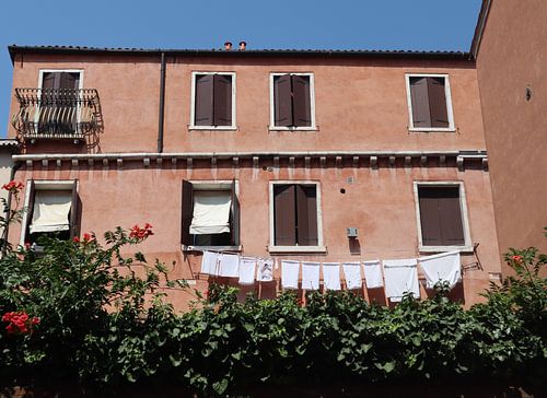 Huis met waslijn in Venetië | Italië | Europa
