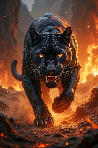 NIGHTFURY - Schwarzer Panther im Feuerinferno