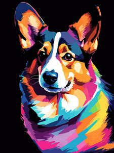 Welsh Corgi Pop Art