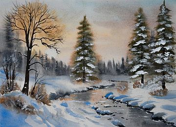 Aquarel part 219 van Tania Perneel