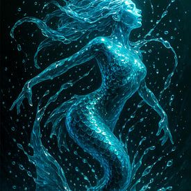 The mermaid - elegance and energy in fluid movement by Eric Nagel