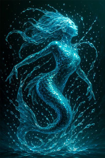 La sirène - élégance et énergie dans un mouvement fluide par Eric Nagel