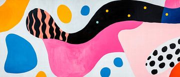 Abstraction colorée - Design moderne sur Poster Art Shop