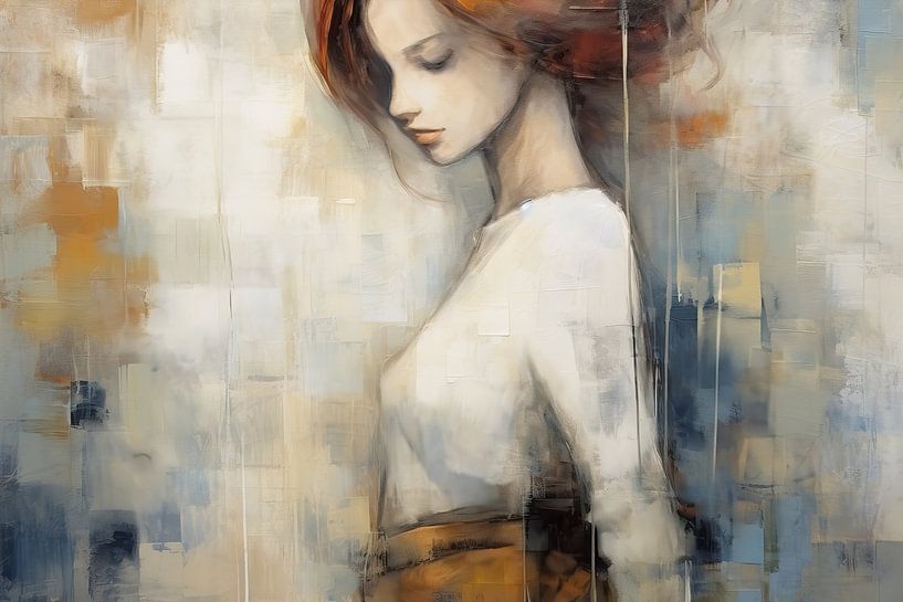 Vrouw Abstract van Kunst Kriebels