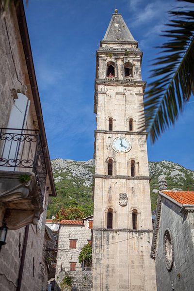 Kirchturm von Perast (Montenegro) von t.ART
