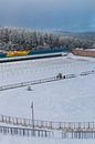 Prachtig winterlandschap op de hoogten van het Thüringer Wald van Oliver Hlavaty thumbnail