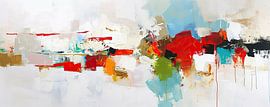 Modern Abstrakt | Farbgeplänkel von Kunst Laune