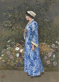 Frau im Kimono, Walter Crane