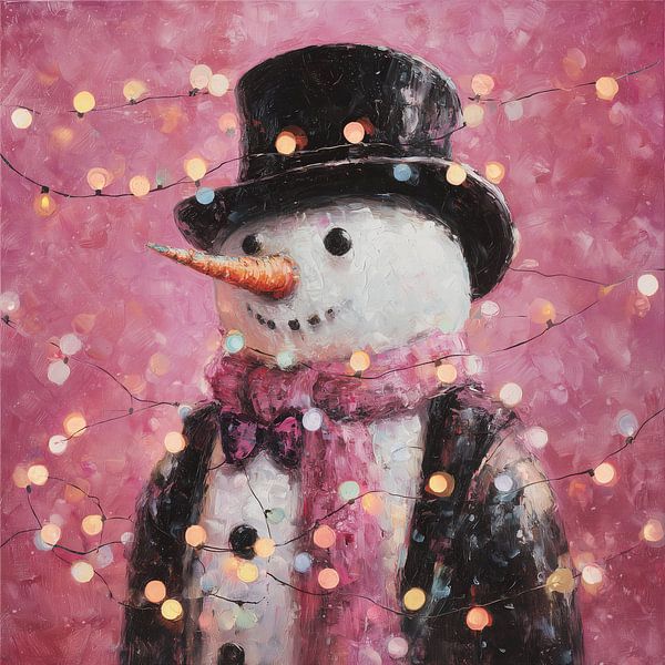 Bonhomme de neige en lumière par La collection ARTEO