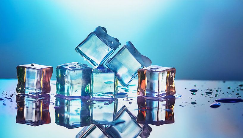 Ice cubes for the summer by Mustafa Kurnaz
