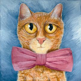 Katze mit Bogen (Sefisticat) von WallCats