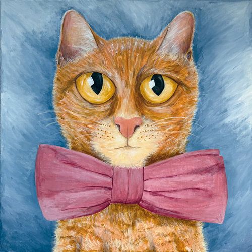 Katze mit Bogen (Sefisticat)