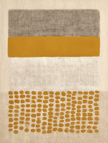 Goldener Rhythmus von Japandi Art Studio