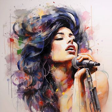 Amy Winehouse van Koffie Zwart