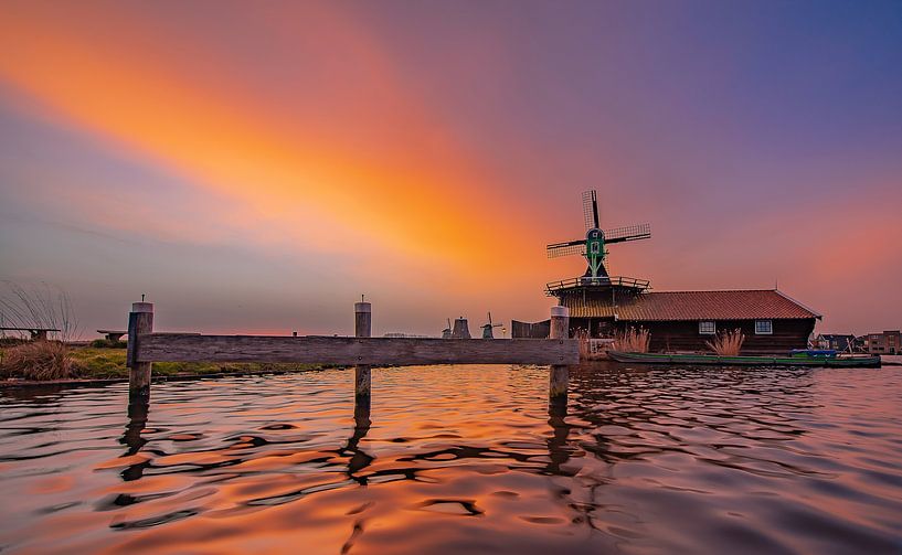 Bunter Start, Zaanse Schans von Patrick Hartog