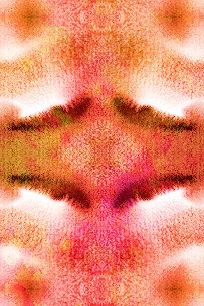 Hippie Retro Textiel Kunst van Mad Dog Art