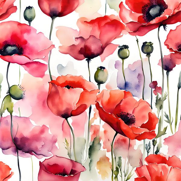 poppie field by Avia Dezigns