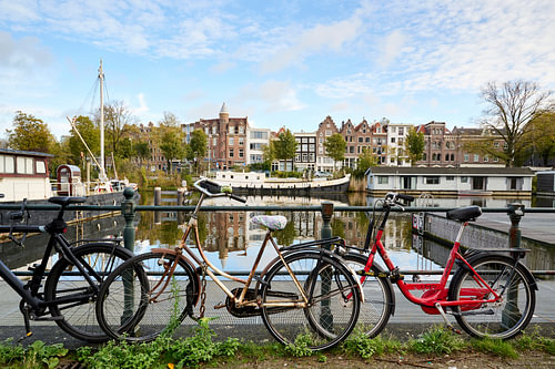 Fietsen in Nederland van Sjoerd van der Hucht