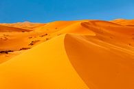 Erg Chebbi, zandduinen bij zonsondergang, Marokko van Markus Lange thumbnail